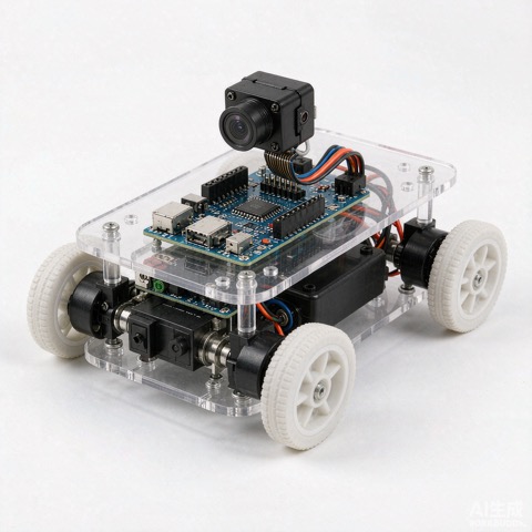 SciptoBot ESP32 WiFi摄像头机器人车